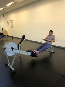 Stacie F. is rowing over 56,000 meters for breast cancer awareness this month.